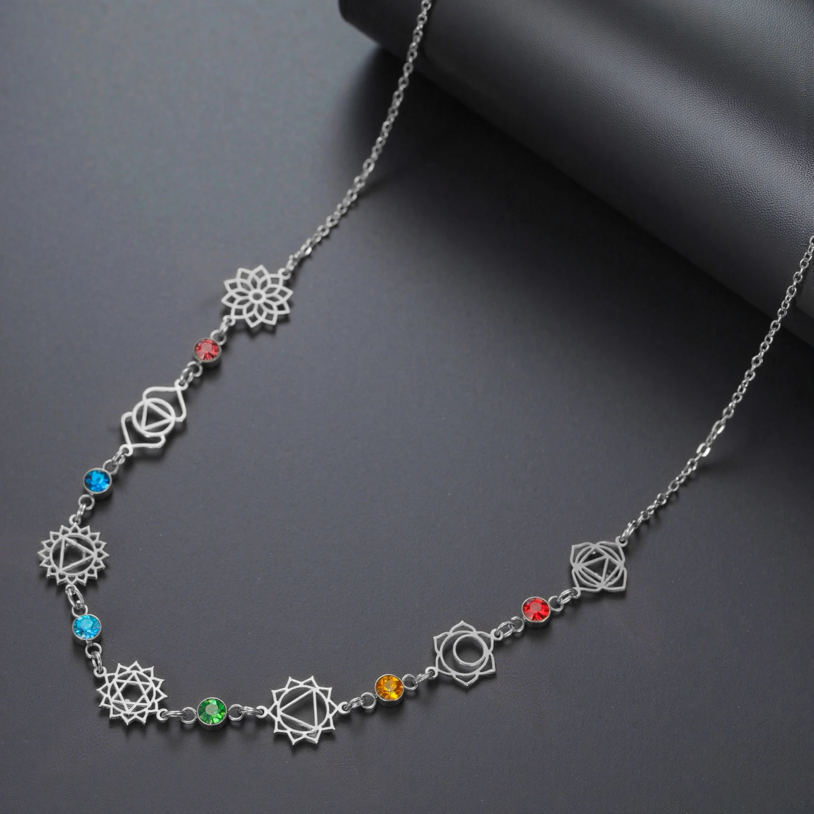 7 Chakra Harmony Necklace | Mindful Jewellery - Image 3