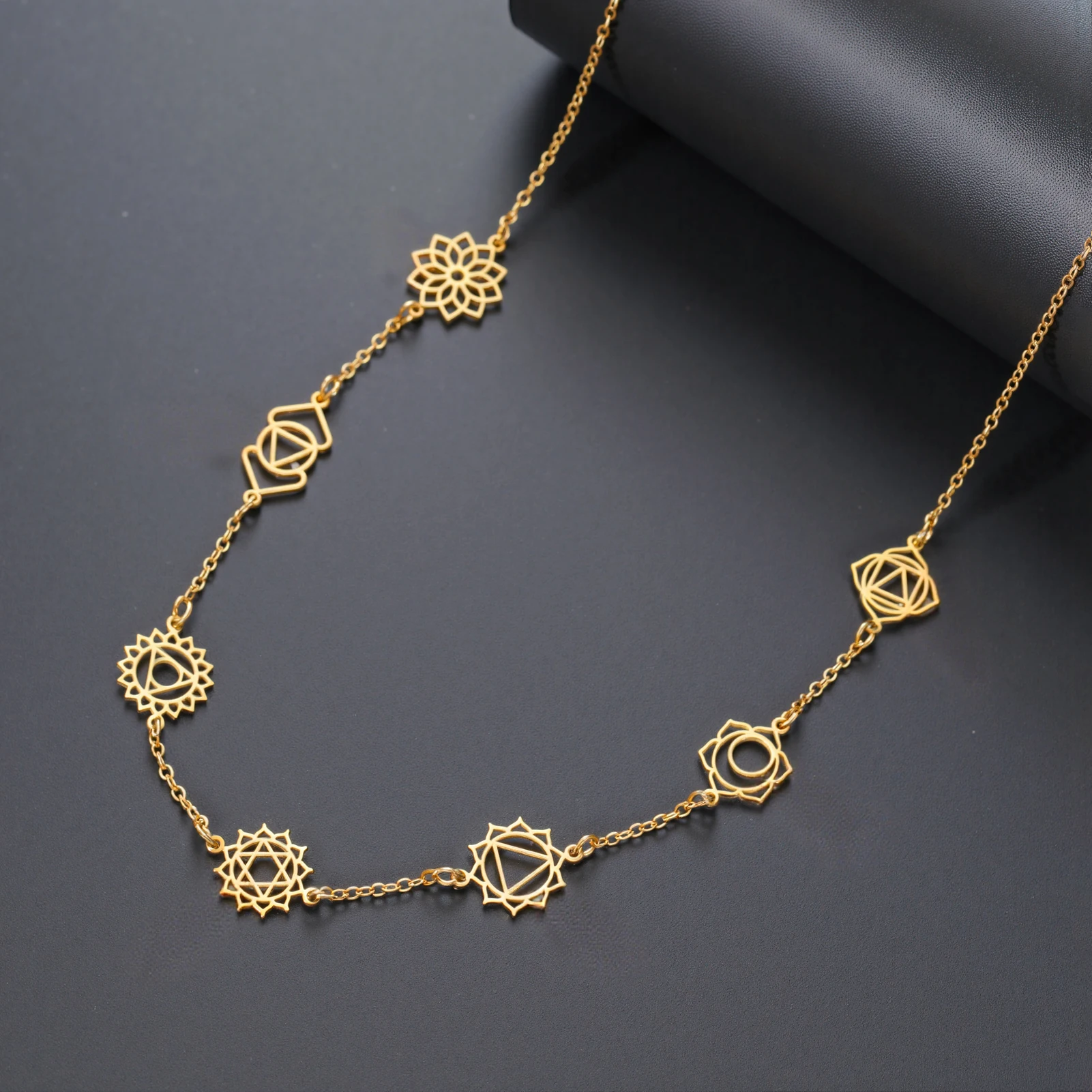 7 Chakra Harmony Necklace | Mindful Jewellery - Image 5