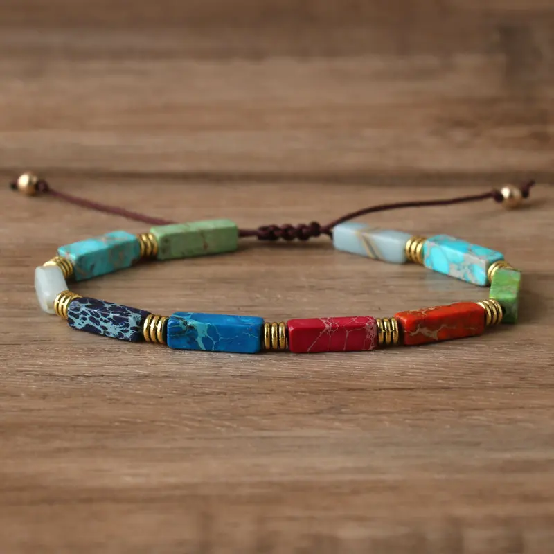 Turquoise Beaded Bracelet | Colourful Beaded Bracelet - Image 5