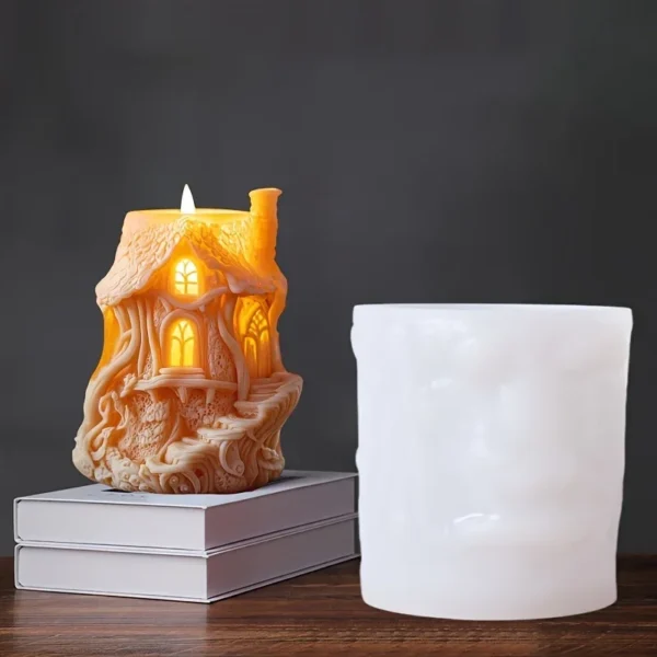 Magic House Candle Mould | 3D Silicone Fairy-Tale Candle Mould - Image 6