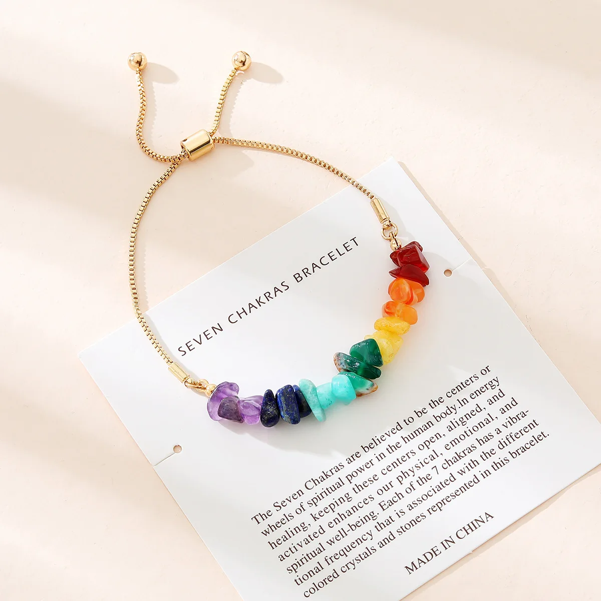Seven Chakra Bracelet | Natural Stone Mindful Jewellery
