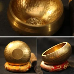 Nepal Tibetan Buddhist Singing Bowl Set | Handmade for Meditation