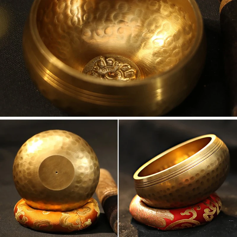 Nepal Tibetan Buddhist Singing Bowl Set | Handmade for Meditation