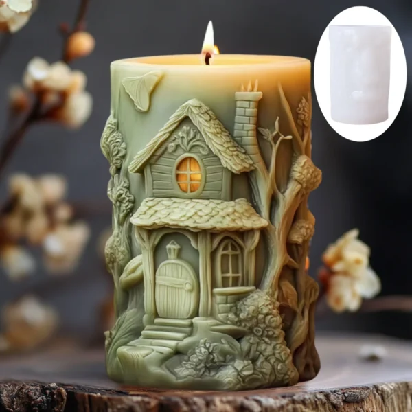 Magic House Candle Mould | 3D Silicone Fairy-Tale Candle Mould - Image 2