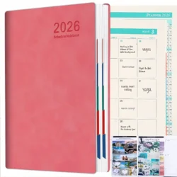 2026 Daily Planner & Calendar Journal – 8 Colours