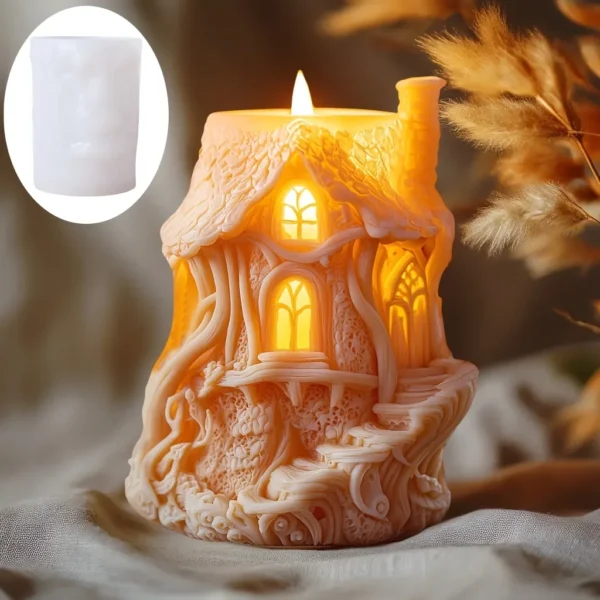 Magic House Candle Mould | 3D Silicone Fairy-Tale Candle Mould - Image 5