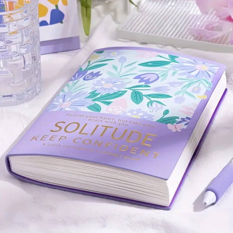 Vintage Floral Design Diary | 260-Page Matte Notebook - Image 2