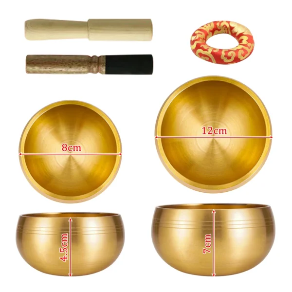 Brass Singing Bowl | Mindful Meditation Sound Bowl - Image 6