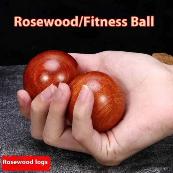 Rosewood Massage Balls | Natural Stress Relief - Image 3