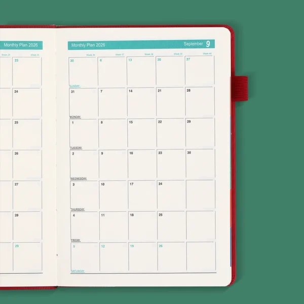 2026 Daily Planner & Calendar Journal – 8 Vibrant Colours - Image 5