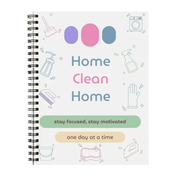 Home Clean Home Book – Weekly Cleaning Planner - Image 2