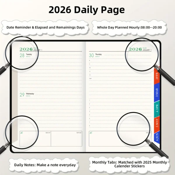 2026 Productivity Planner & Habit Tracker Set - Image 2