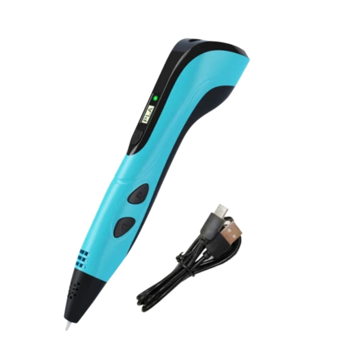 3D Pen in blue for mindful crafts and art