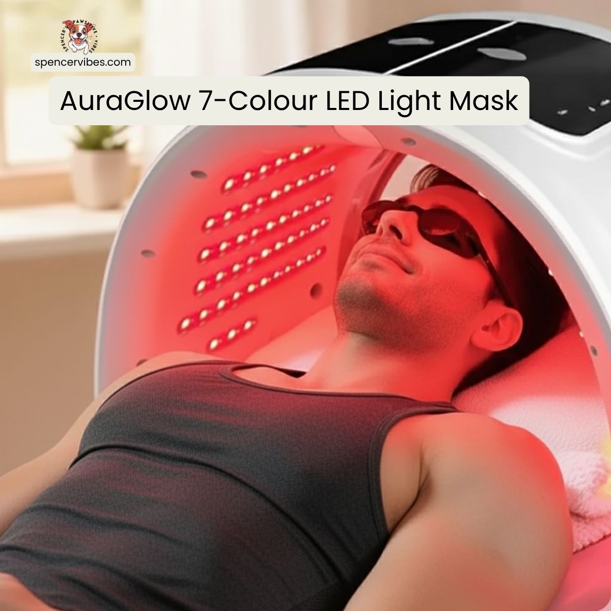 AuraGlow 7-Colour LED Light Mask | Facial Device