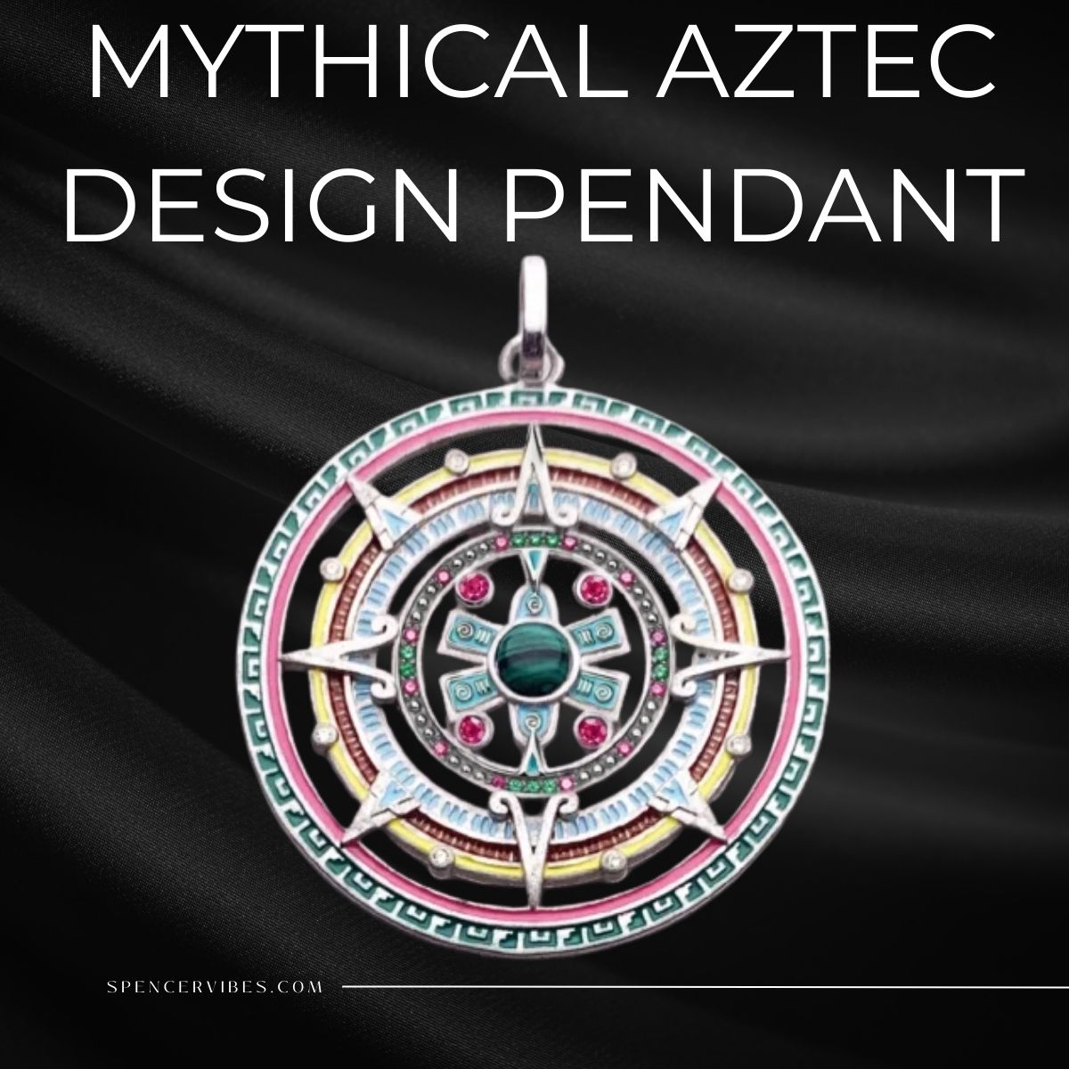 Mythical Aztec Design Pendant