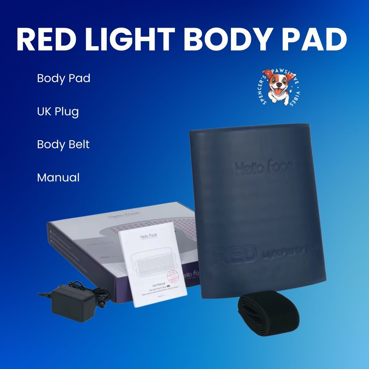 Red Light Body Pad – Large LED Pad for Home Use