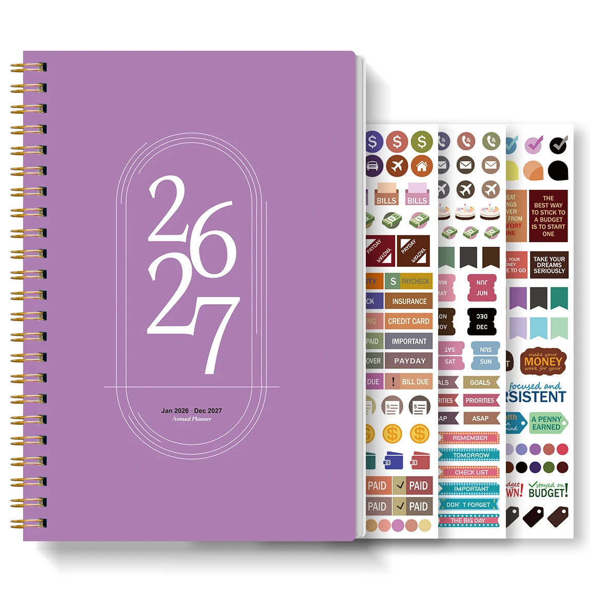 2026–2027 Academic Planner | A5 Spiral Weekly & Monthly