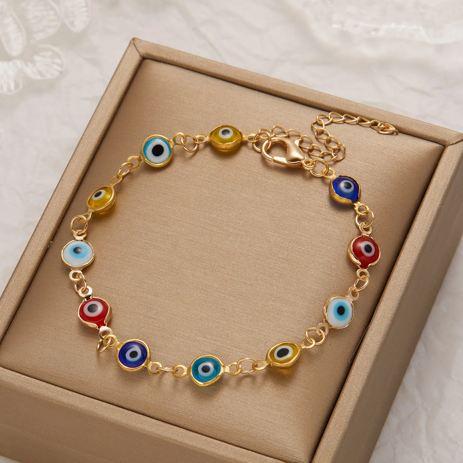 Lucky Turkish Evil Eye Bracelet for Women | Mindful Jewellery