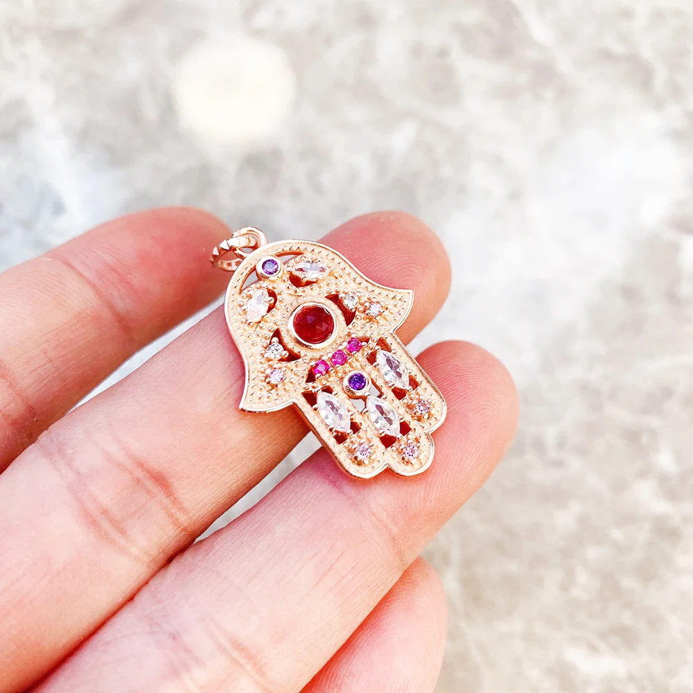 Hand of Fatima Pendant – 925 Sterling Silver - Image 6