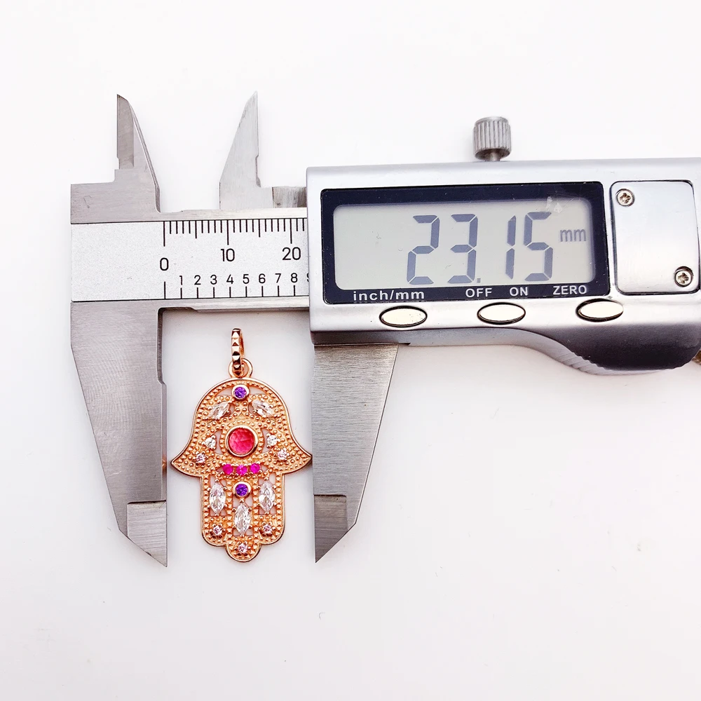 Hand of Fatima Pendant – 925 Sterling Silver - Image 3