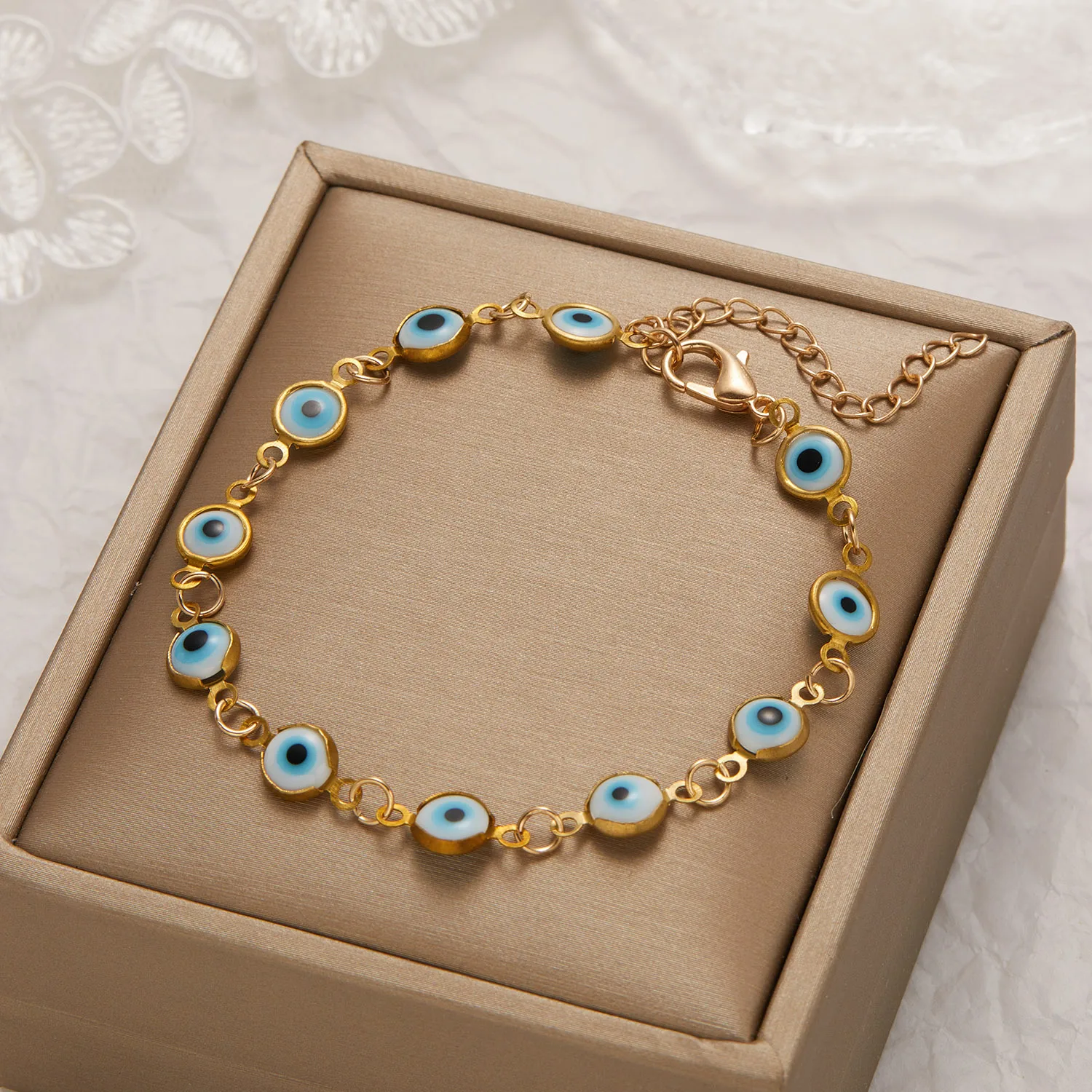 Lucky Turkish Evil Eye Bracelet for Women | Mindful Jewellery - Image 3