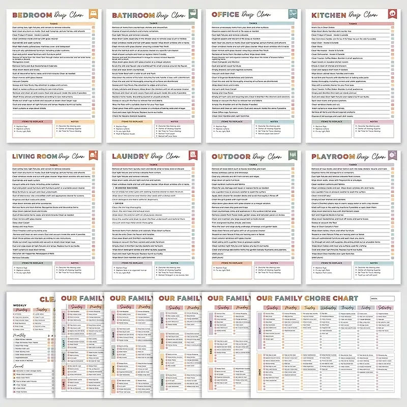 ADHD Cleaning Planner | Cleaning Schedule & Chore Chart - Image 5