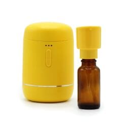 Essential Oil Diffuser – Yellow – USB-C Rechargeable Waterless Nebuliser