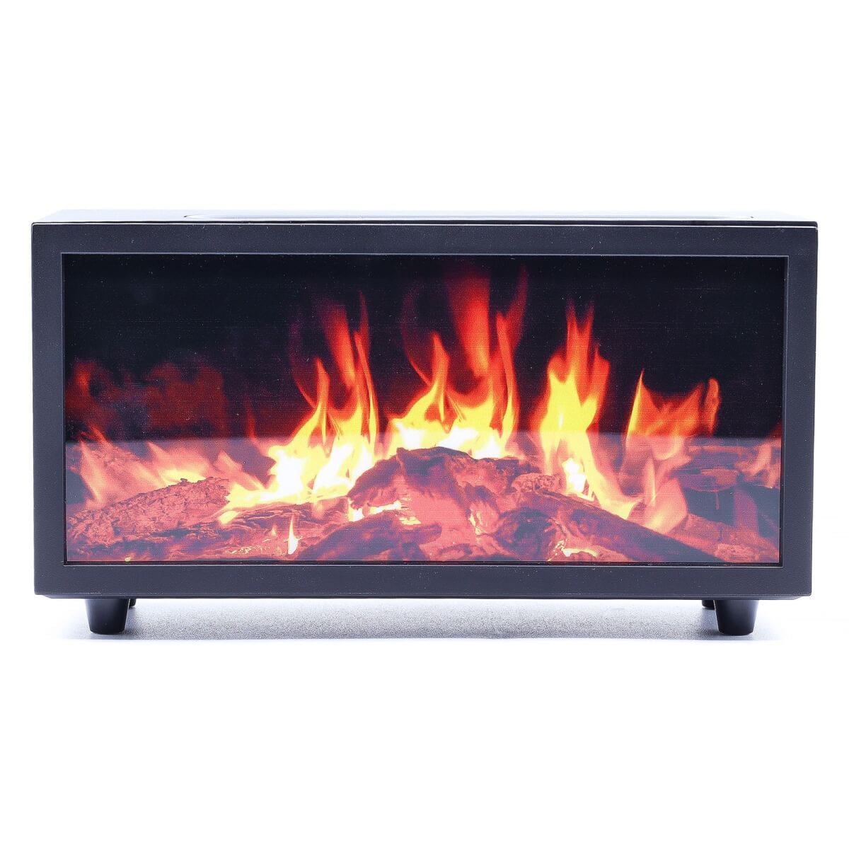 Flame Effect Aroma Diffuser with Bird Sound – Black USB Colour Change