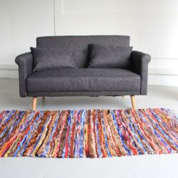 Large Velvet Rug - 105x185cm