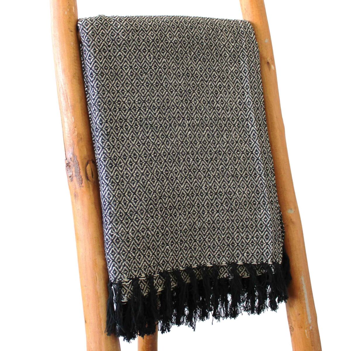 Boho Comfort Throws – Charcoal