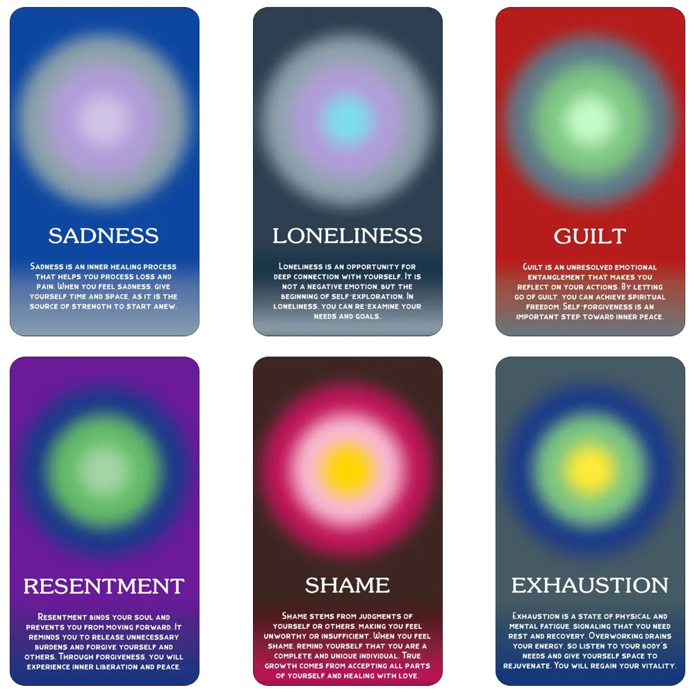 Emotional Oracle Cards Deck | 56 Mindfulness Cards - Image 6